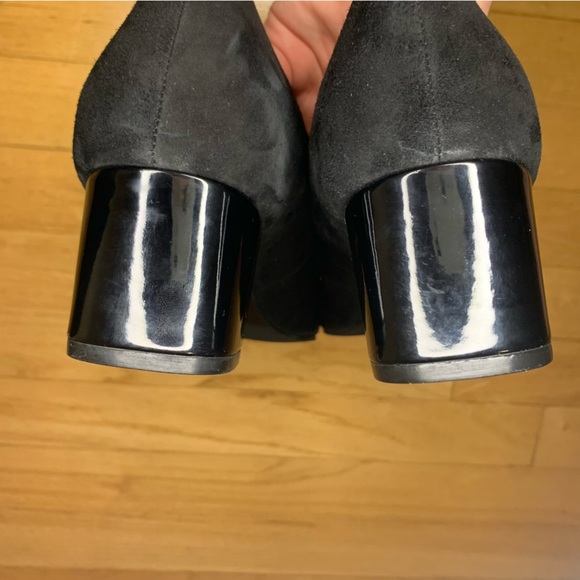 Trotters Kari Pointed Toe Pump in Black Suede - Size 9 WW - Picture 8 of 9